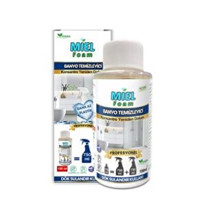 Miel Foam Bitkisel İçerikli Vegan Konsantre Banyo Temizleyici 100 ml = 1,5 Litre