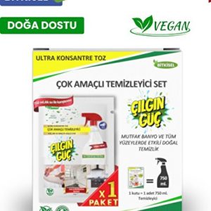 Çılgın Güç Bitkisel Çok Amaçlı Temizleyici Konsantre Toz